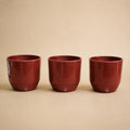 Set de 3 Macetas Vino — Cerámica
